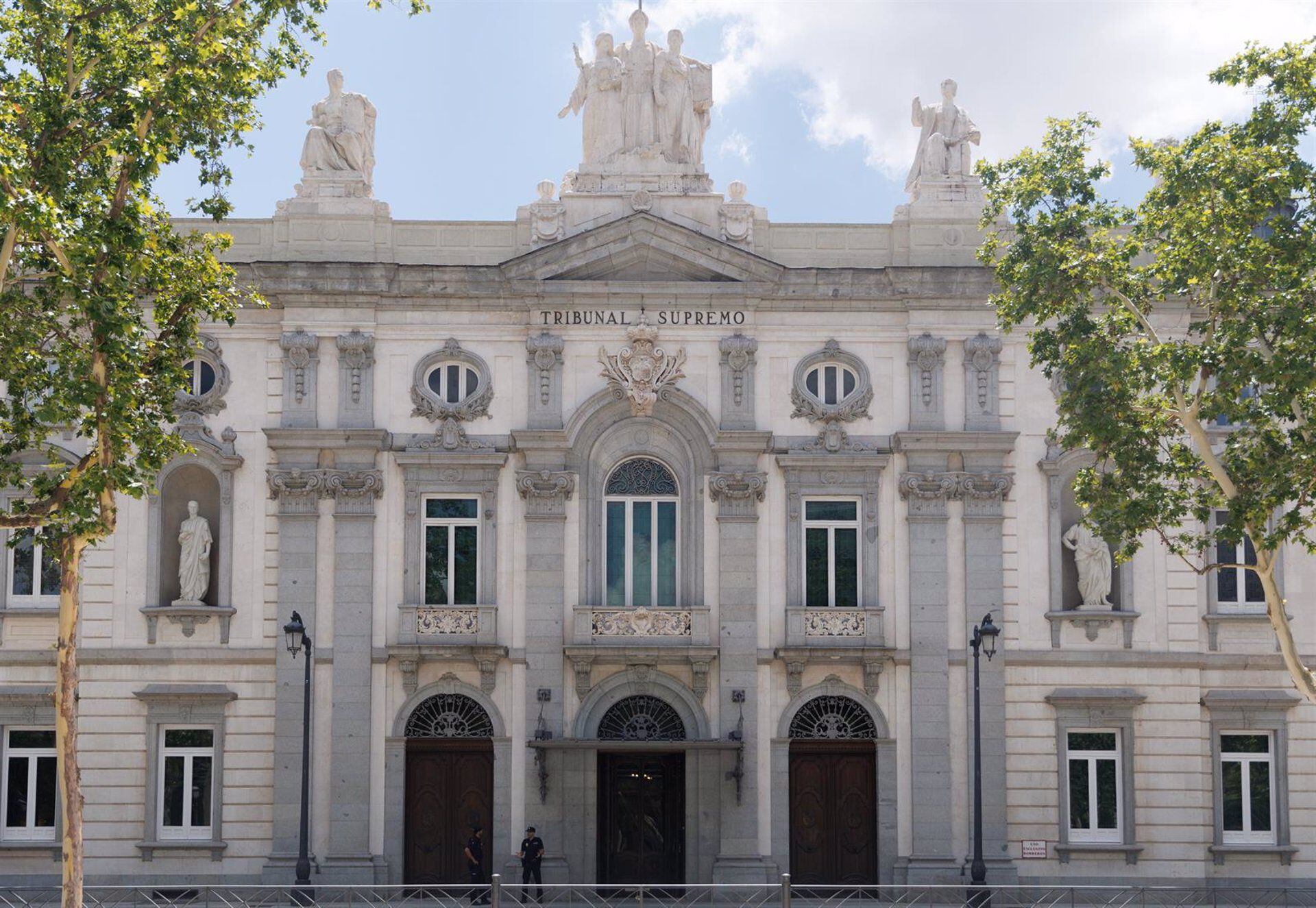 Imagen de archivo de la fachada del Tribunal Supremo. (Eduardo Parra/Europa Press)