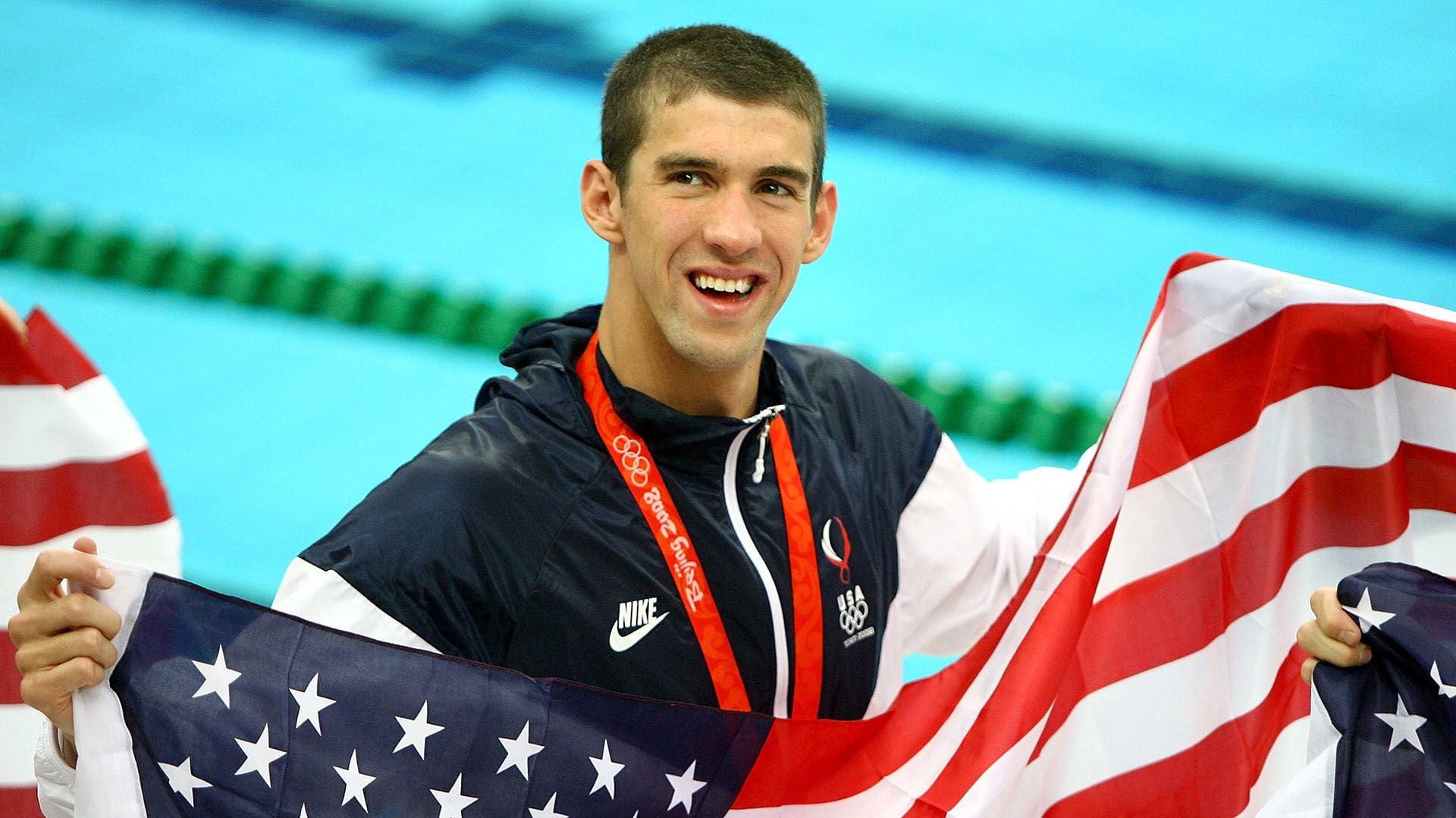 Un joven Phelps durante los Juegos Olímpicos de Beijing 2008 (Photo by Adam Pretty/Getty Images)