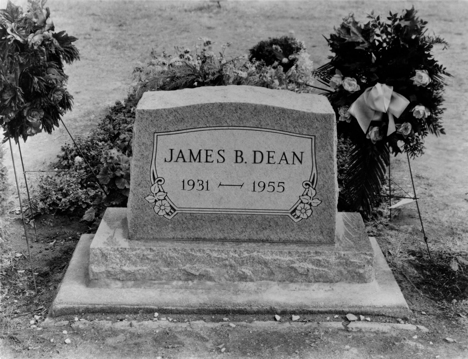 La tumba de James Dean en el Park Cemetery de Fairmount, Indiana (Michael Ochs Archives/Getty Images)