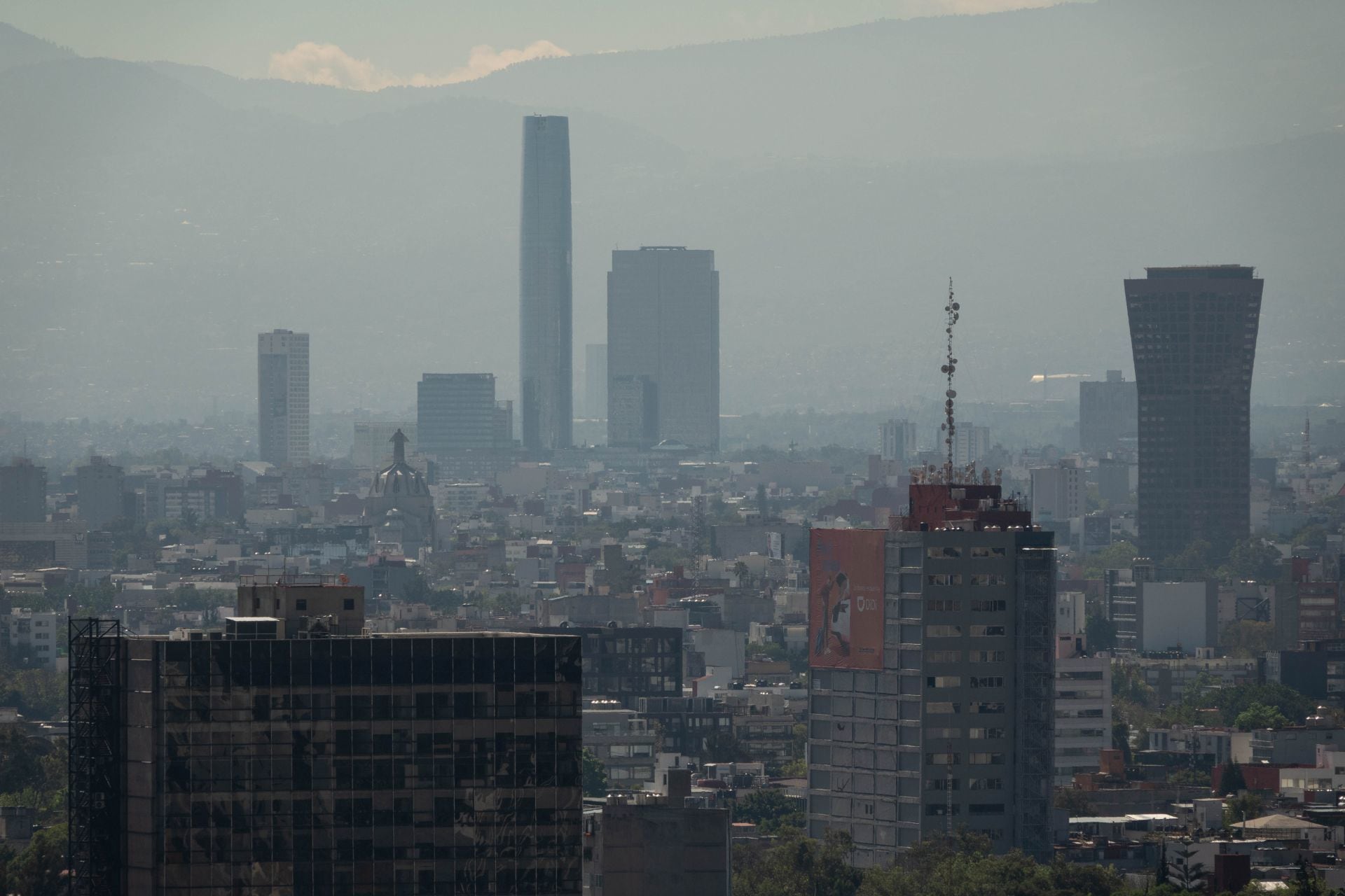 Vistas de la Ciudad de México y su calidad del aire