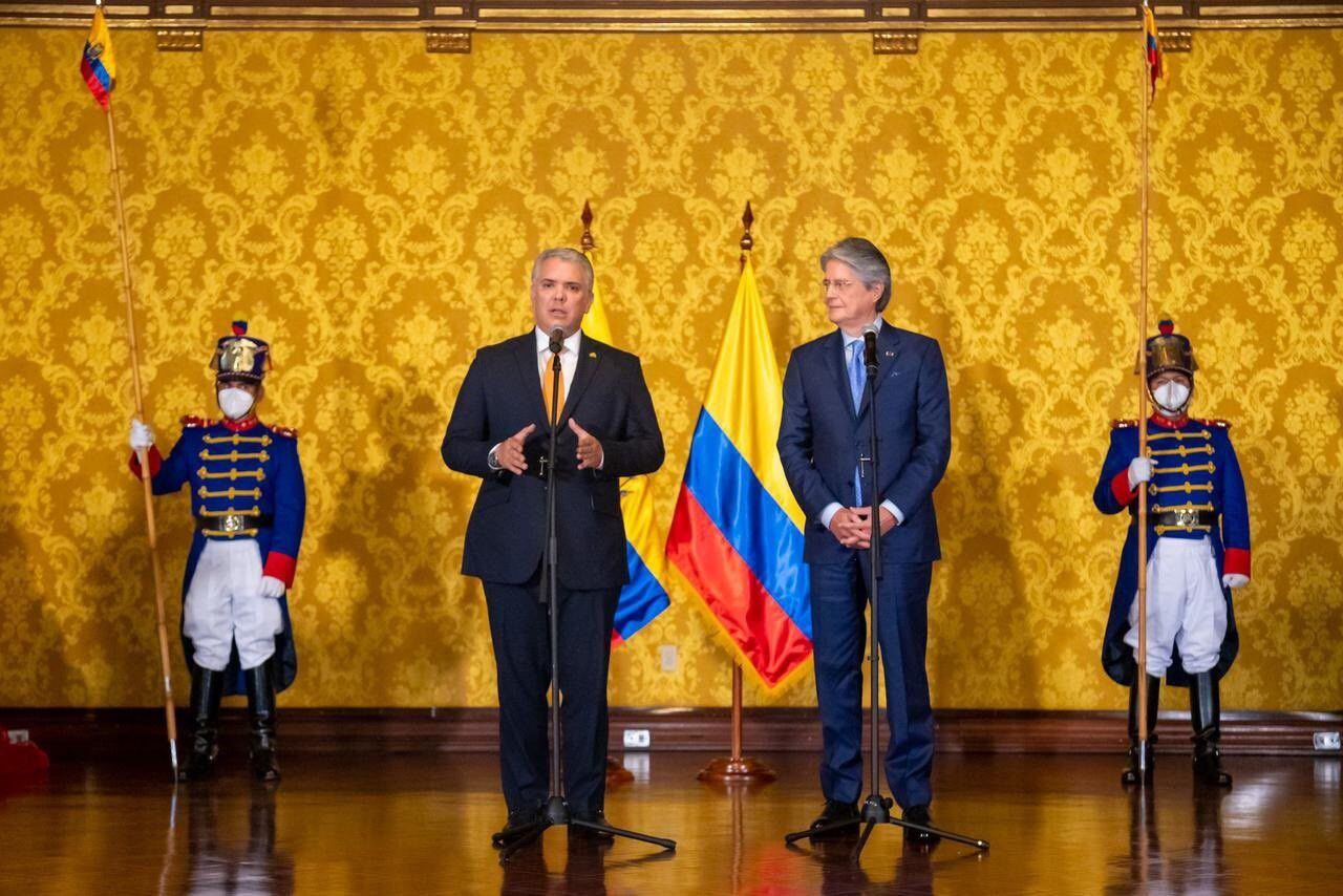 21-11-2021 Los presidentes de Colombia y Ecuador, Iván Duque y Guillermo LassoPOLITICA SUDAMÉRICA SUDAMÉRICA COLOMBIA ECUADOR INTERNACIONALPRESIDENCIA DE COLOMBIA