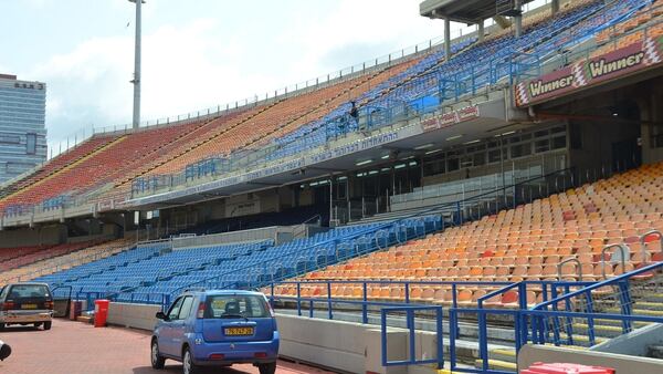 Las tribunas del estadio donde se disputó el encuentro entre Israel y Atlanta