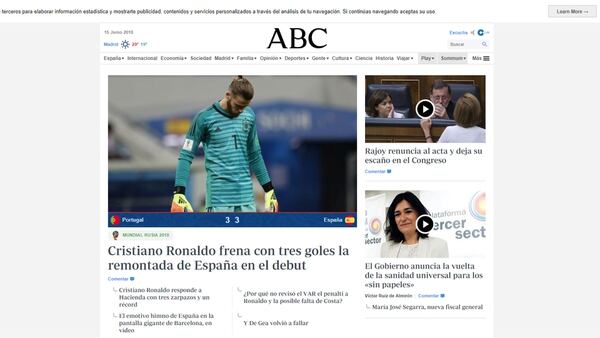 MUNDIAL DE FUTBOL RUSIA 2018, NOTÍCIAS Y CURIOSIDADES Tapas-medios-espanoles-Espana-Portugal-ABC