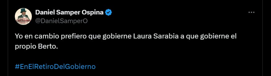 Laura Sarabia y su poder en el Gobierno - crédito Redes sociales/X