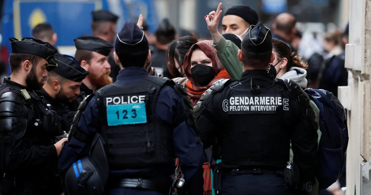 The French Police evicted the pro-Palestinian students who had taken over university centers in Paris and Lyon