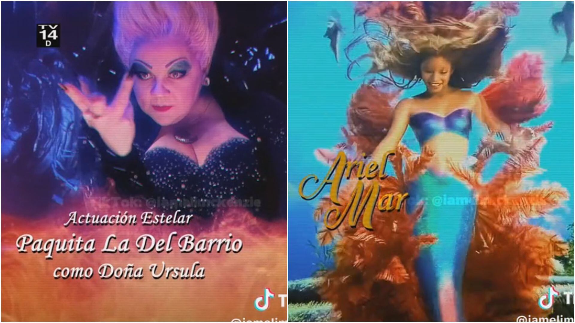 La Sirenita versión telenovela de Televisa se volvió viral (TikTok/@iamelimckenzie)