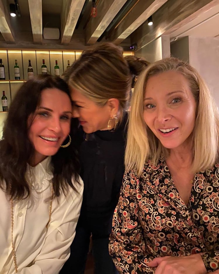 Divertidas y felices se mostraron las chicas de Friends. (Foto: Instagram de Jennifer Aniston)