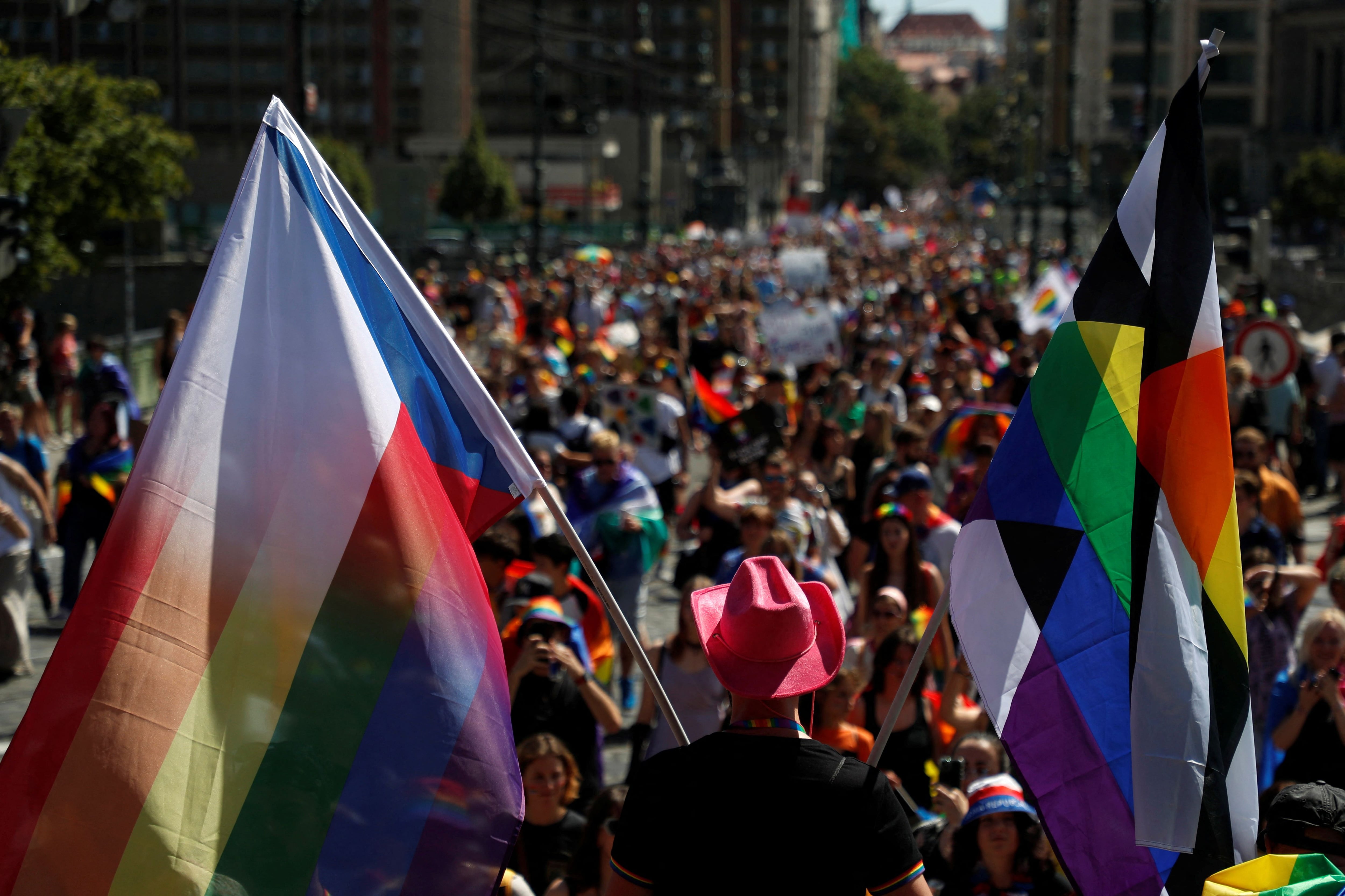 Marcha del PRIDE en Praga. REUTERS/David W Cerny