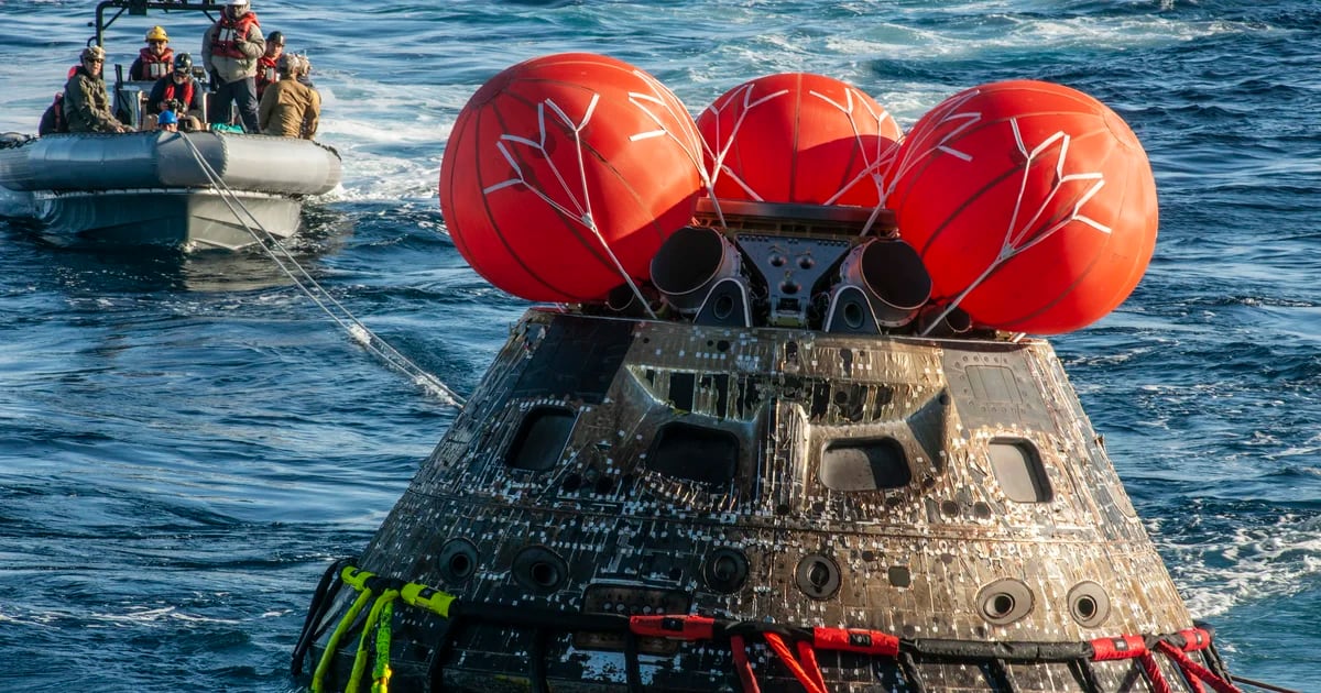 NASA's Orion lunar capsule was severely damaged during a test run in 2022