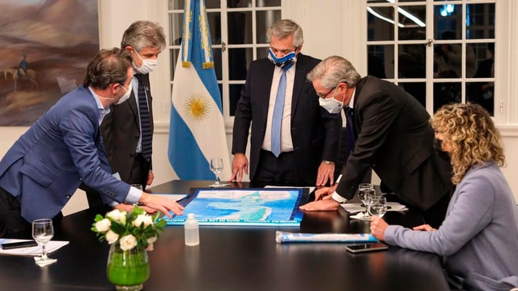 El presidente Alberto Fernández presentó esta semana tres proyectos de ley por la causa Malvinas