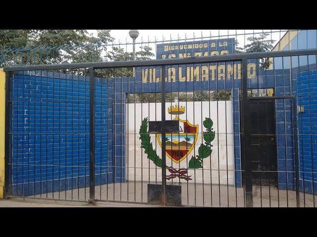 Front of the Villa Limatambo school, located in the Lima district of Villa María del Triunfo - Credit: América Noticias.