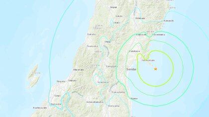Fuerte sismo de magnitud 6,8 sacudió la costa este de Japón