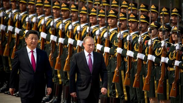 Xi Jinping y Vladimir Putin (AP)