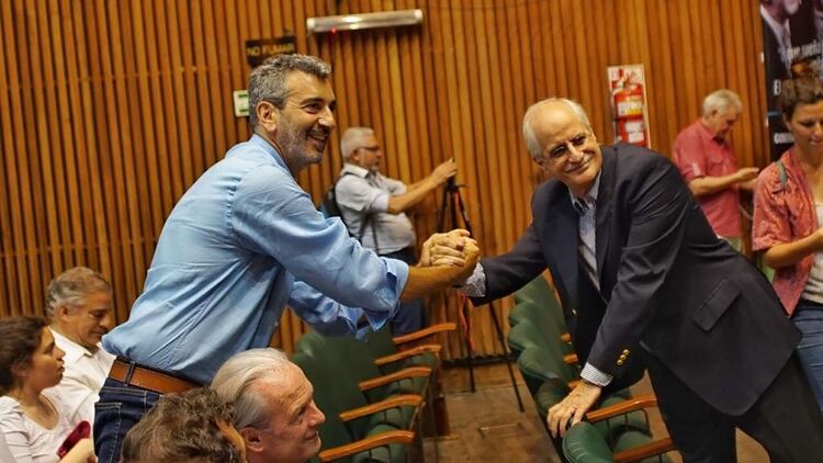 Florencio Randazzo y Jorge Taiana, dos ex ministros que Fernández valora y respeta