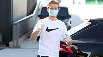 De Jong pasó las pruebas de COVID-19 -@FCBarcelona_es