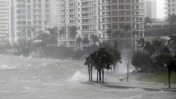 Inundaciones causadas por el huracán Irma en Miami (AP)