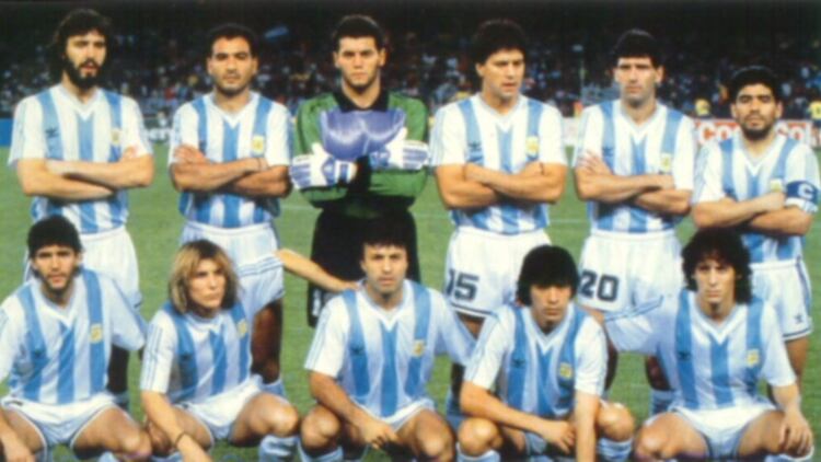 Batista y Maradona compartieron plantel en los Mundiales de México 1986 e Italia 1990