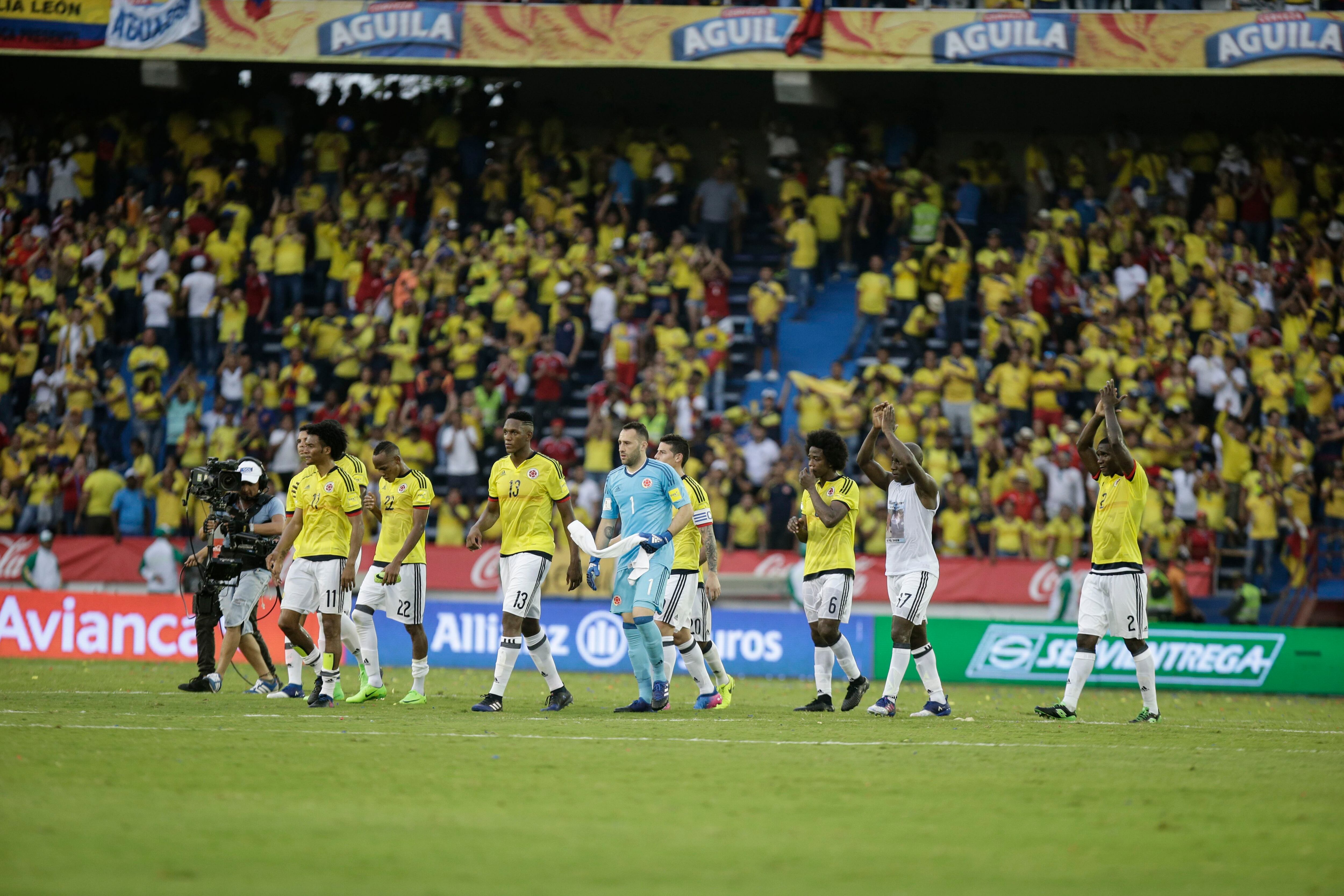 Barranquilla. 23 Marzo 2017. En el estadio Metropolitano Roberto Melendez de Barranquilla la selección Colombia venció 1 - 0 a la selección Bolivia en la fecha 13 de las eliminatorias del Mundial Rusia 2018. (Colprensa - Juan Páez).