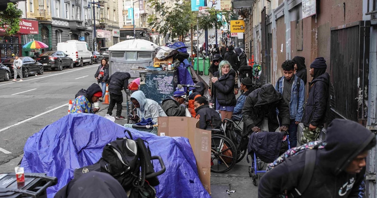 The United States sets a record number of homeless people in 2023