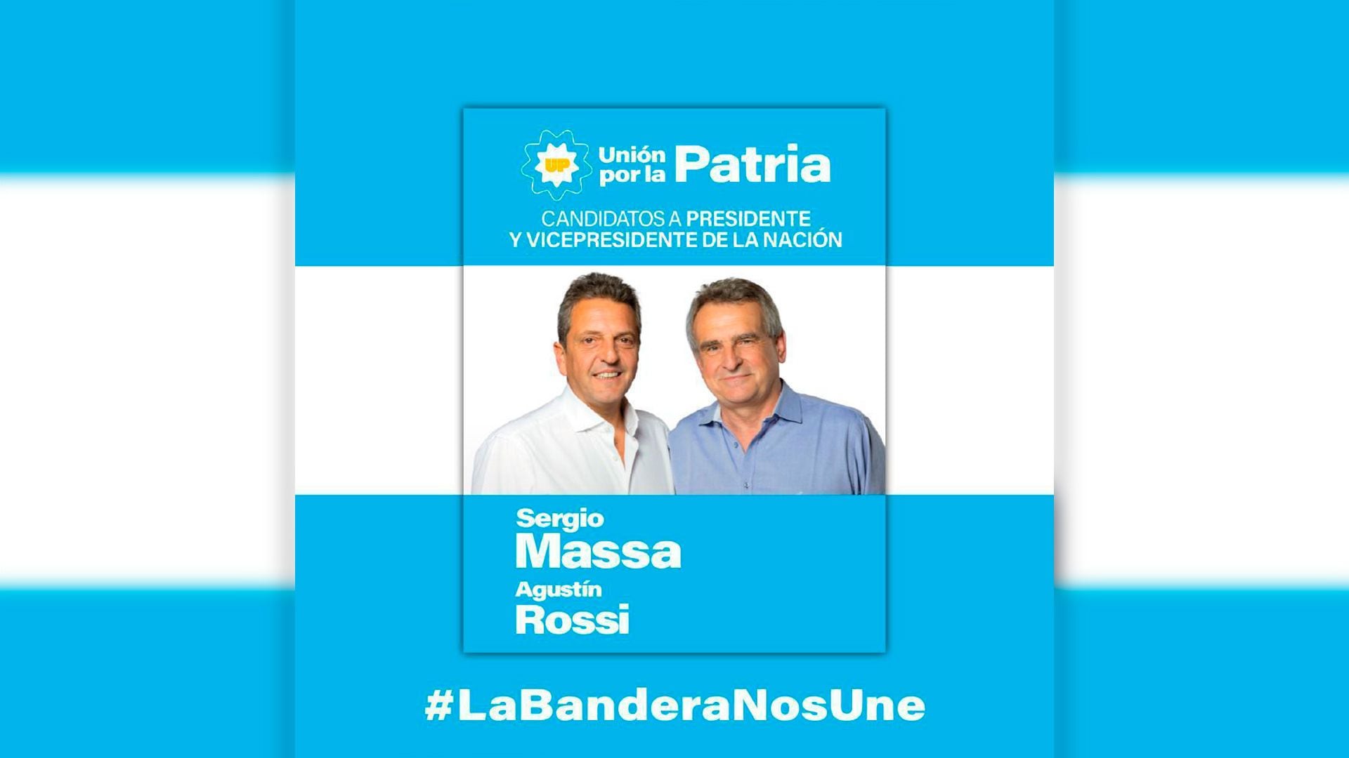 La boleta de Sergio Massa para las elecciones de octubre
