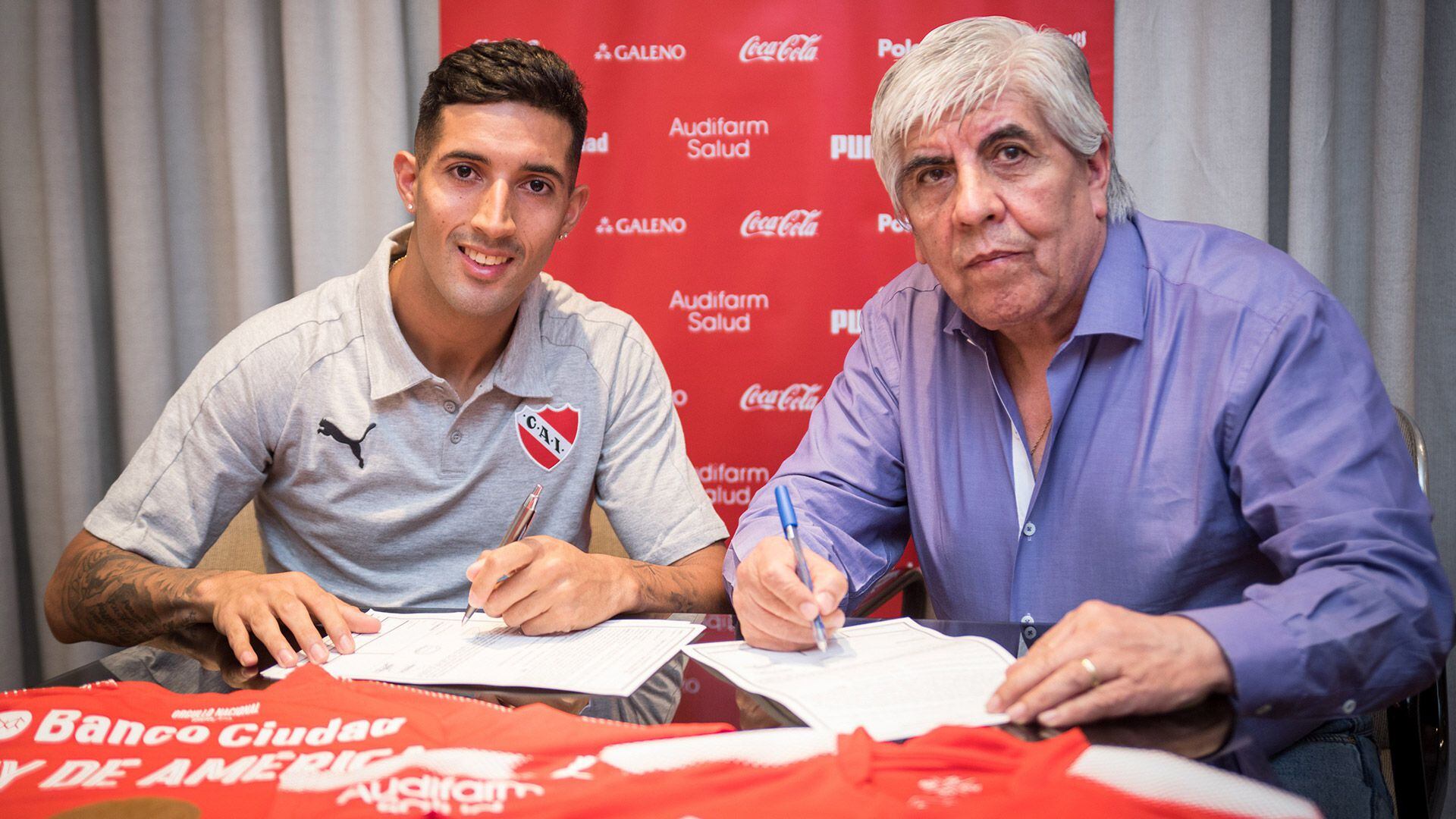 Gonzalo Veron en Independiente y con Hugo Moyano