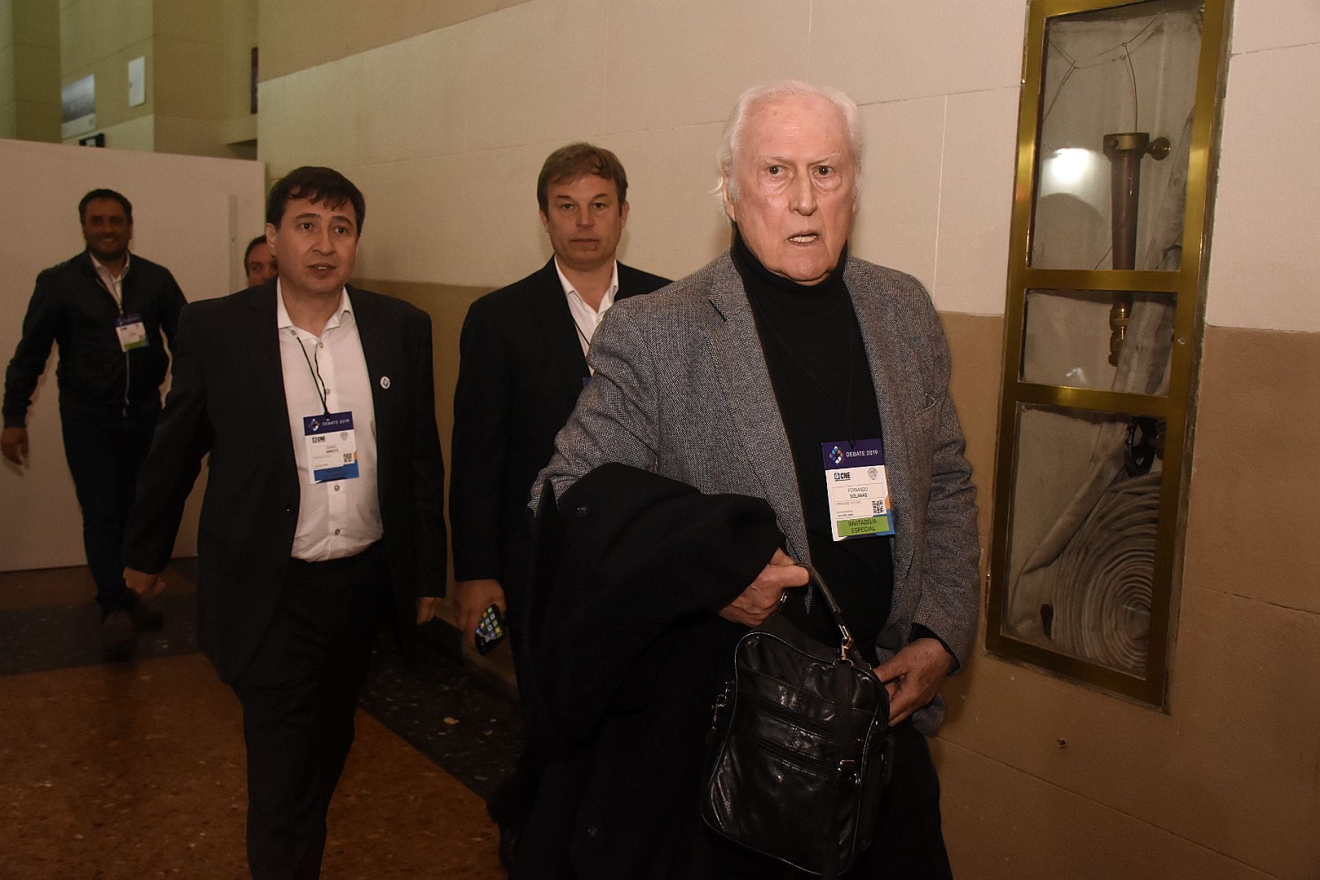 Fernando "Pino" Solanas y Daniel Arroyo
