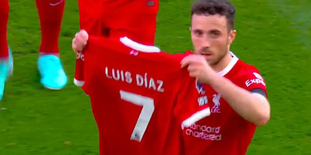 Secuestro del papá de Luis Díaz: jugador del Liverpool Diogo Jota hizo un sentido homenaje en pleno partido