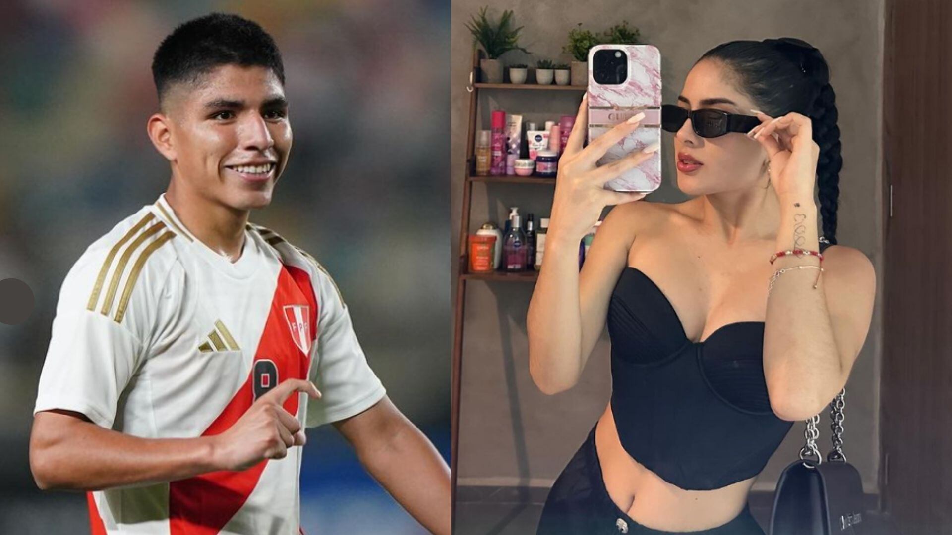 Cielo Berríos y el romántico mensaje por el primer gol de Piero Quispe en la selección peruana.