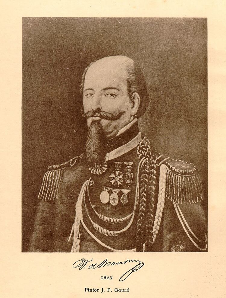 Federico de Brandsen, uno de los militares que participó de la Batalla de Ituzaingó