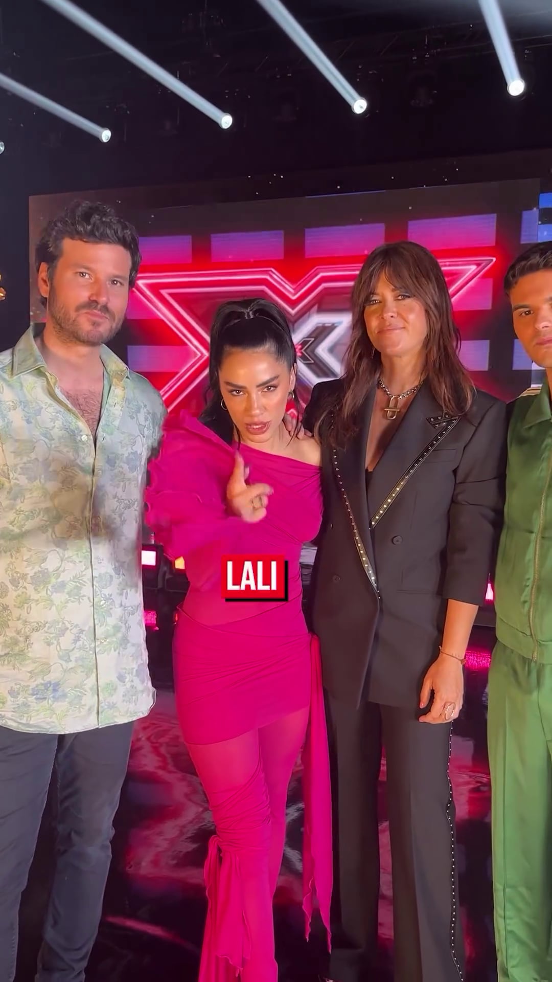 Lali Espósito, Vanesa Martin, Abraham Mateo y Willy Bárcenas, jurados de Factor X (Foto: Mediaset)