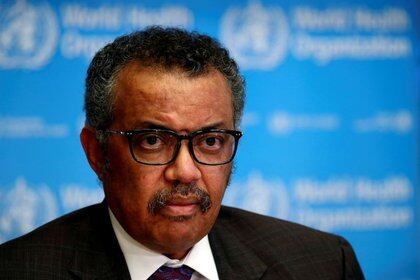 El director general de la Organización Mundial de la Salud (OMS), Tedros Adhanom Ghebreyesus, durante una conferencia de prensa en Ginebra, Suiza, Febrero 28, 2020. REUTERS/Denis Balibouse/