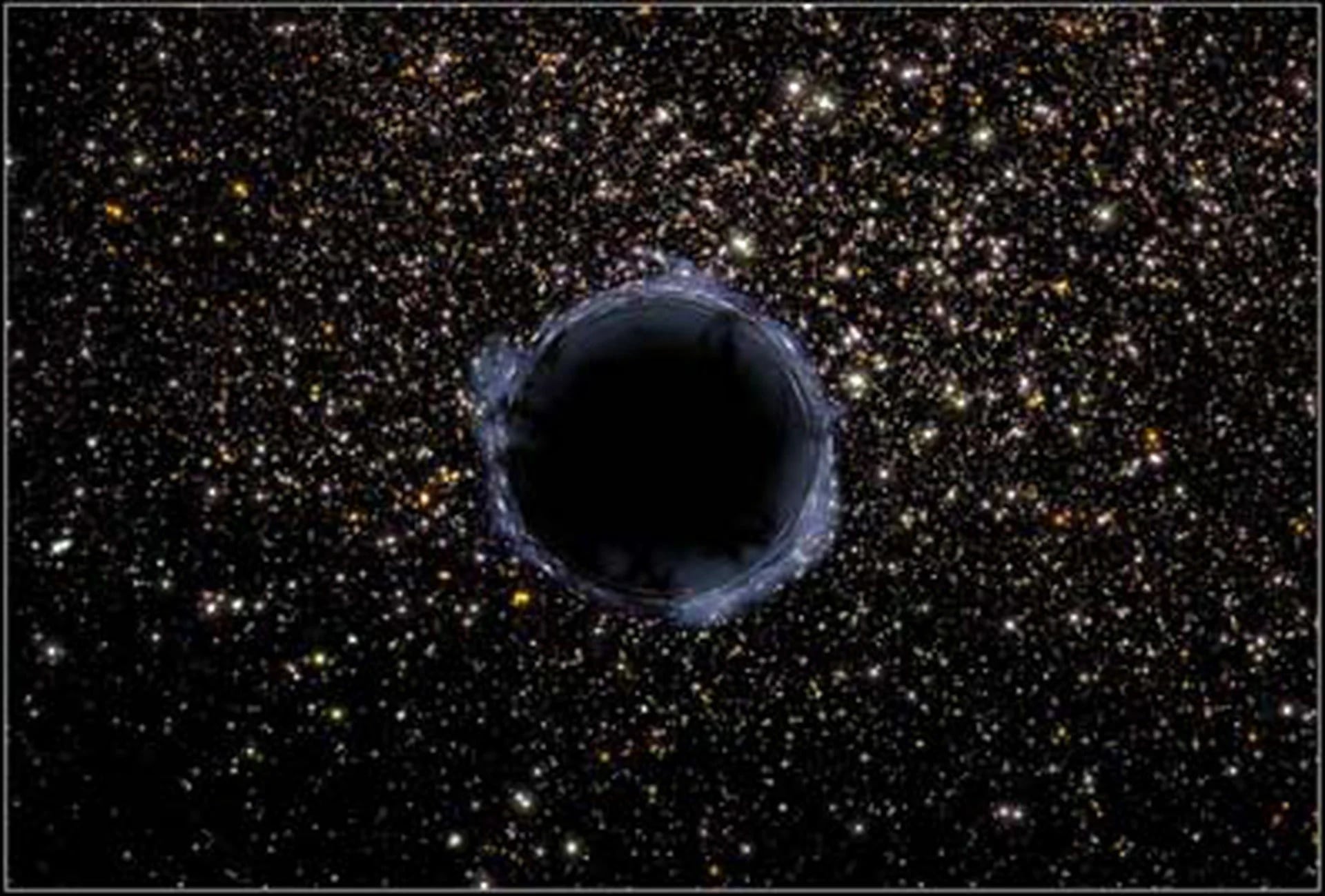  Se necesitan agujeros negros bastante masivos para escuchar este tipo de ruido galáctico (OHIO STATE UNIVERSITY)
