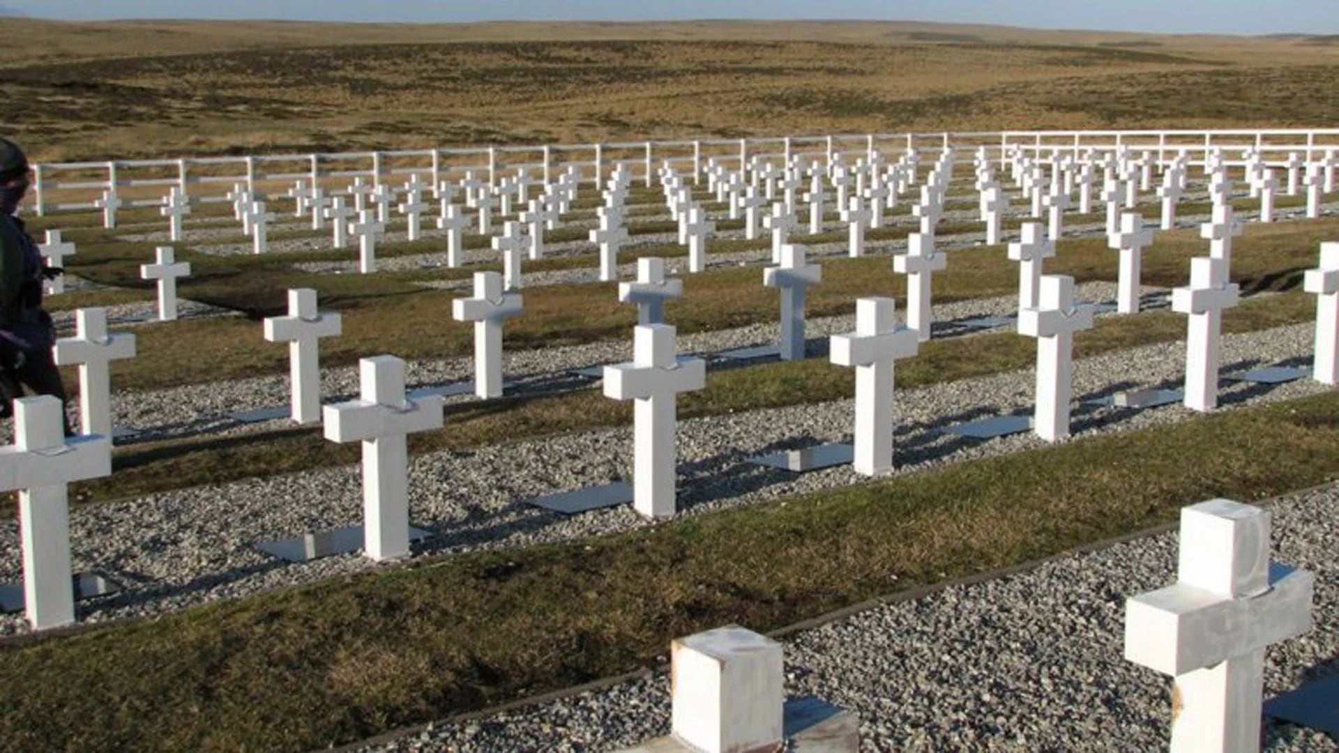 El cementerio de Darwin en Malvinas