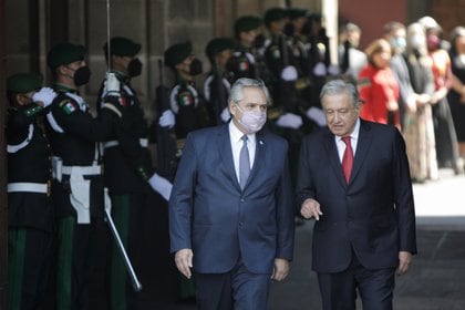 Alberto Fernandez y Andrés Manuel López Obrador