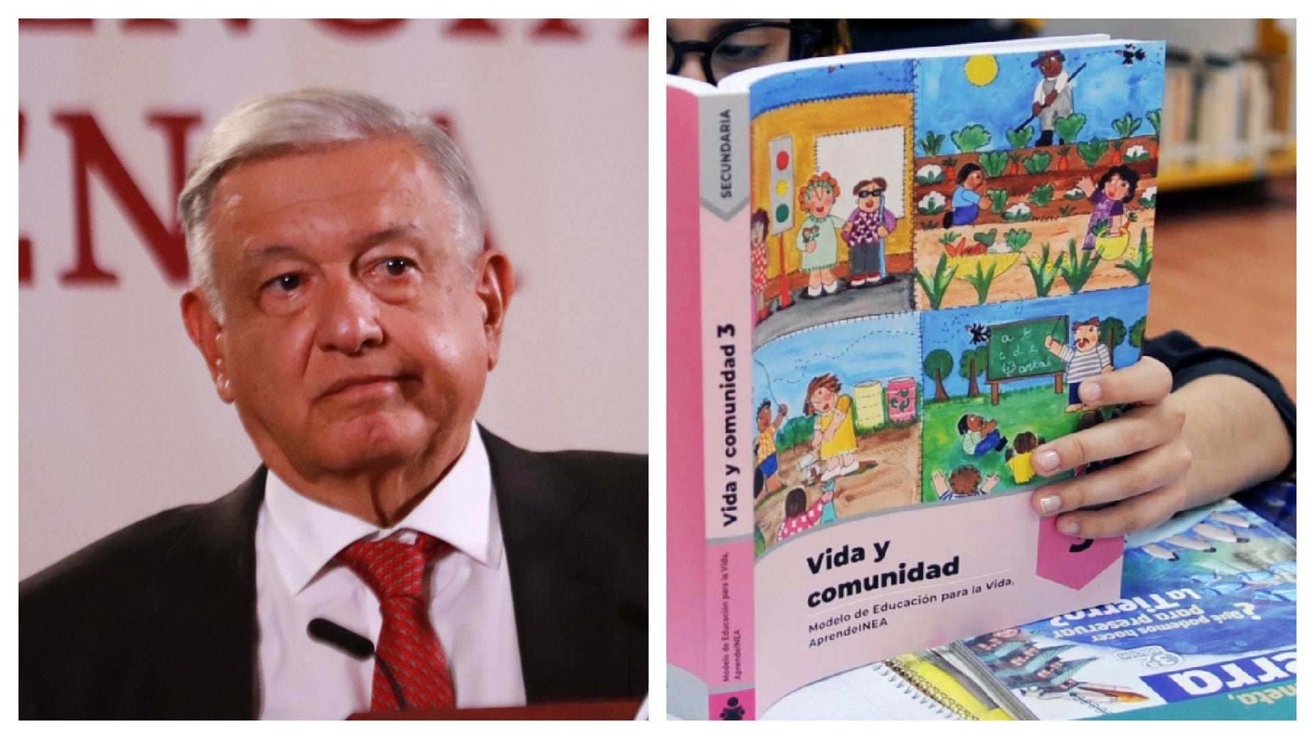 AMLO dice que los libros de texto no son comunistas sino "cristianismo primitivo" (Europa Press / SEP)