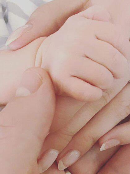 Chris Pratt compartió esta fotografía de su hija recién nacida