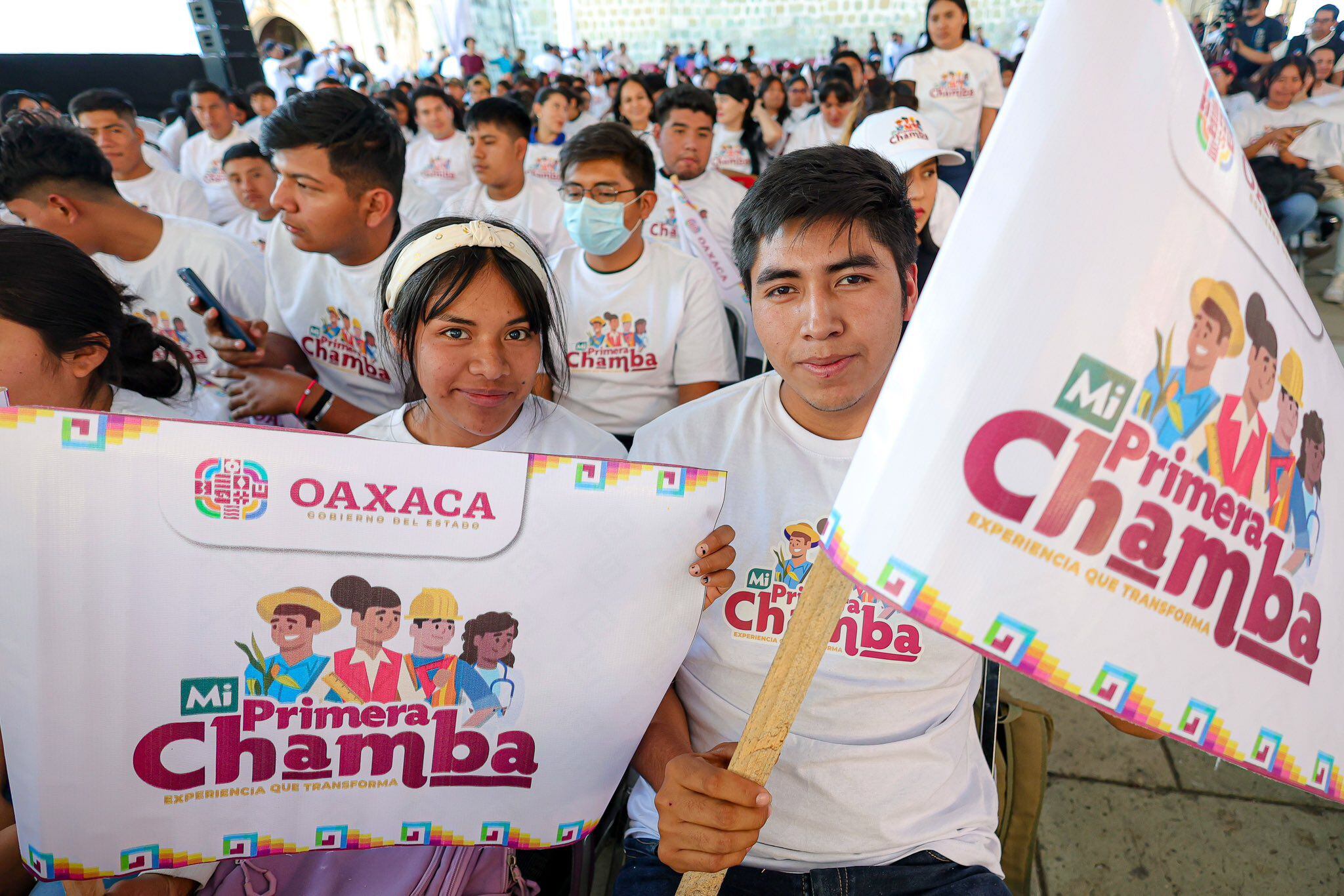 Mi primera chamba busca apoyar a jóvenes de Oaxaca. (X/@salomonj)