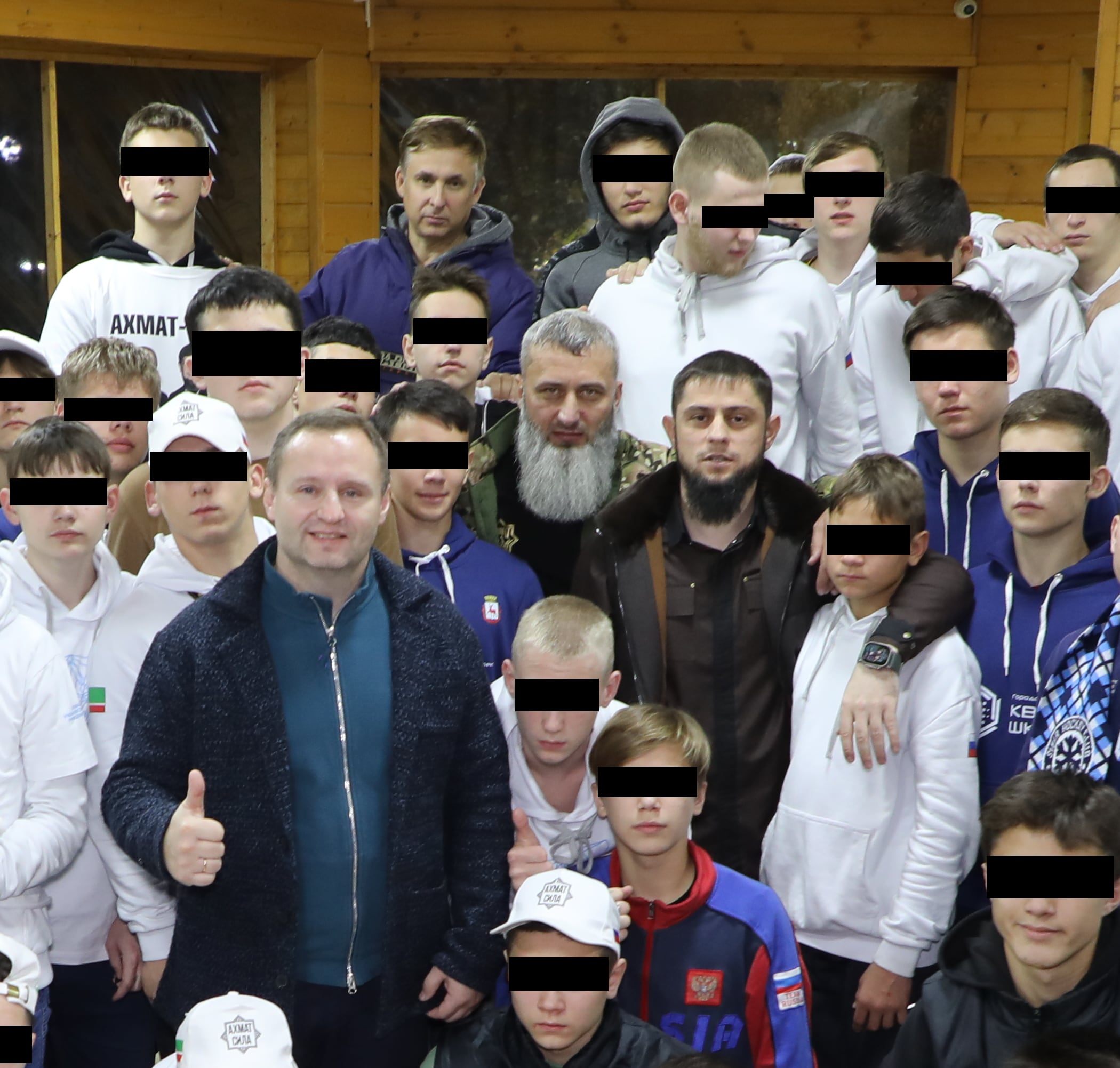 Chicos ucranianos secuestrados en Rusia.