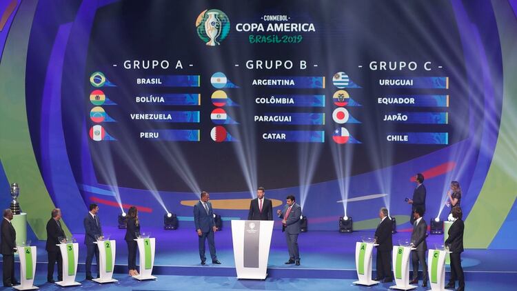 Los tres grupos del torneo (Foto: AP)