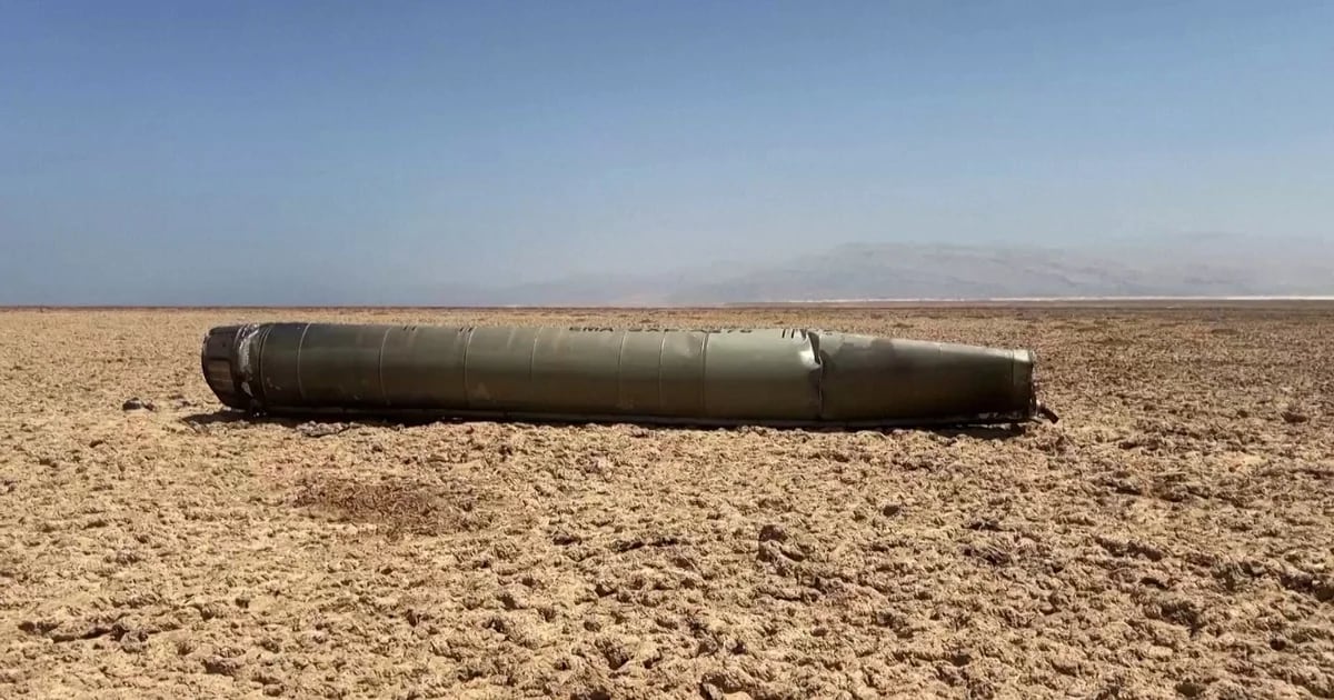New remains of ballistic missile found near Dead Sea after Iranian regime attack on Israel