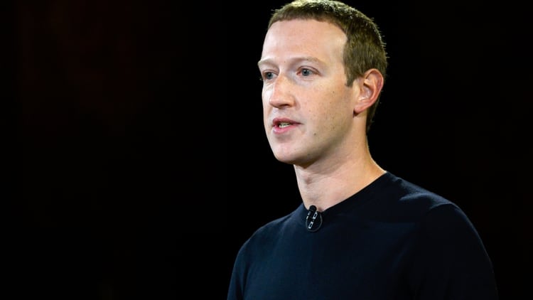 Mark Zuckerberg, CEO de Facebook (Photo by ANDREW CABALLERO-REYNOLDS / AFP)