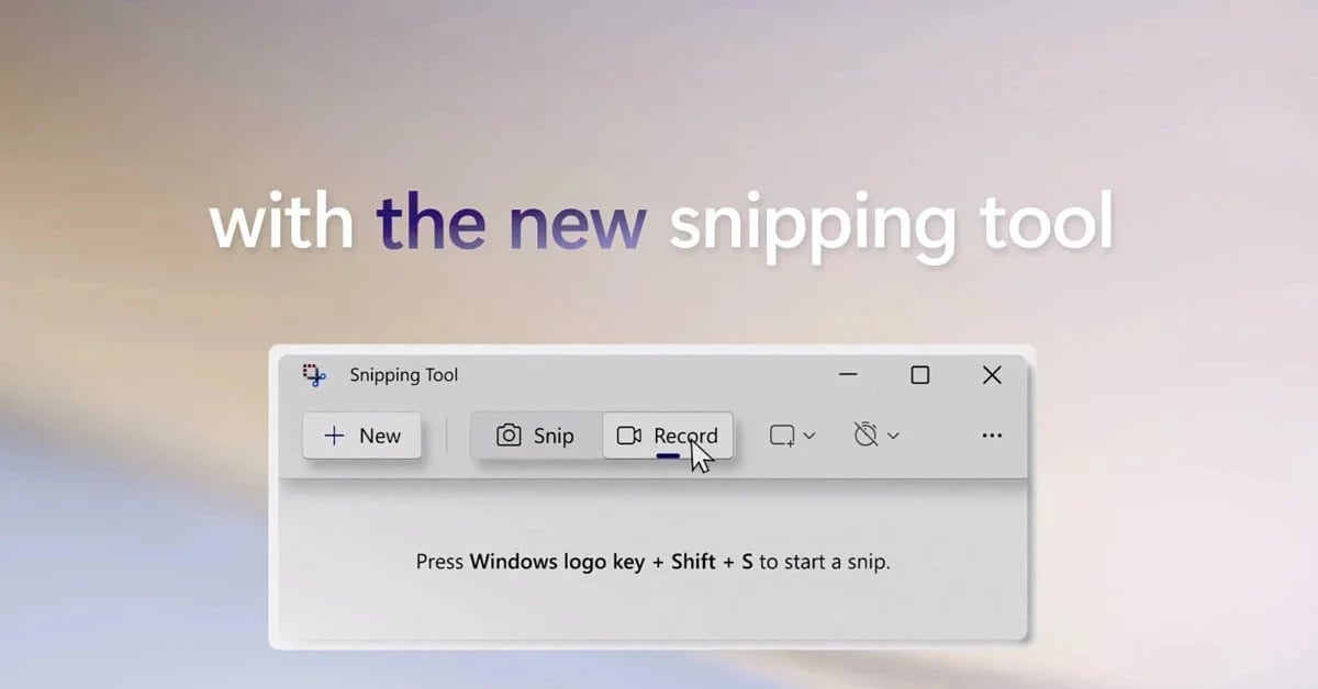 Windows komt met een nieuwe optie om je computerscherm op te nemen