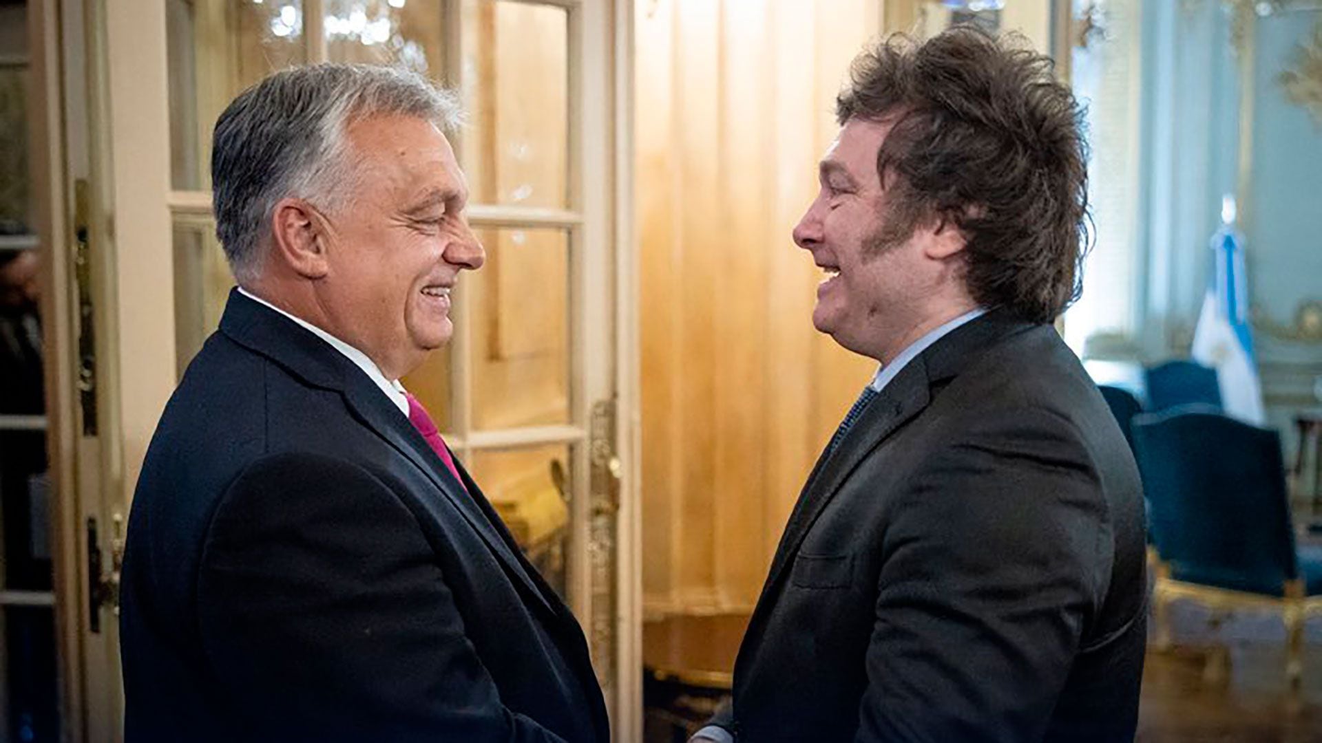 Víktor Orbán y Javier Milei