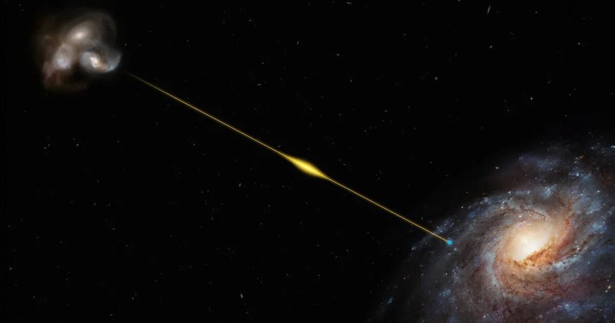 Astronomen haben den am weitesten entfernten schnellen Radioausbruch entdeckt, der jemals aufgezeichnet wurde