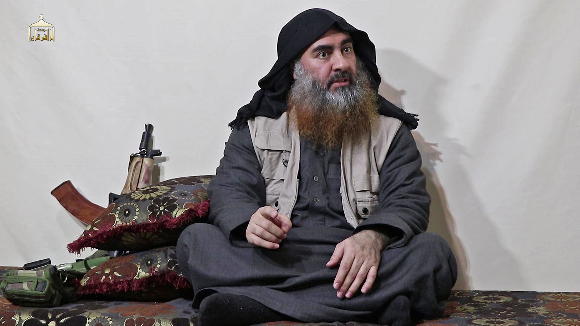 La última imagen de Abu Bakr al-Baghdadi 