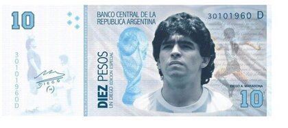 Tras la muerte de Maradona, volvieron los pedidos para que haya un nuevo  billete de $10 con su imagen - Infobae
