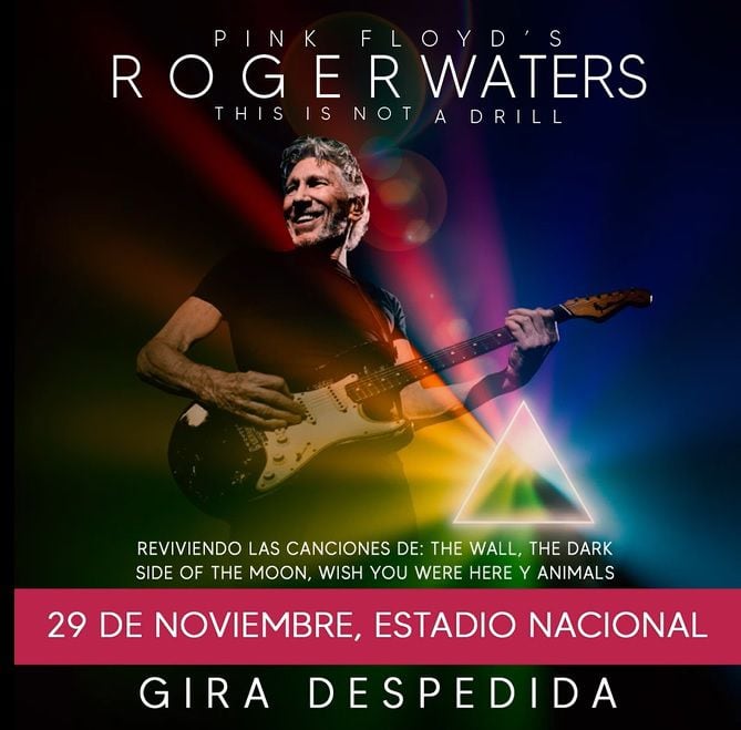 Roger Waters ofrecerá concierto de despedida en el Estadio Nacional.