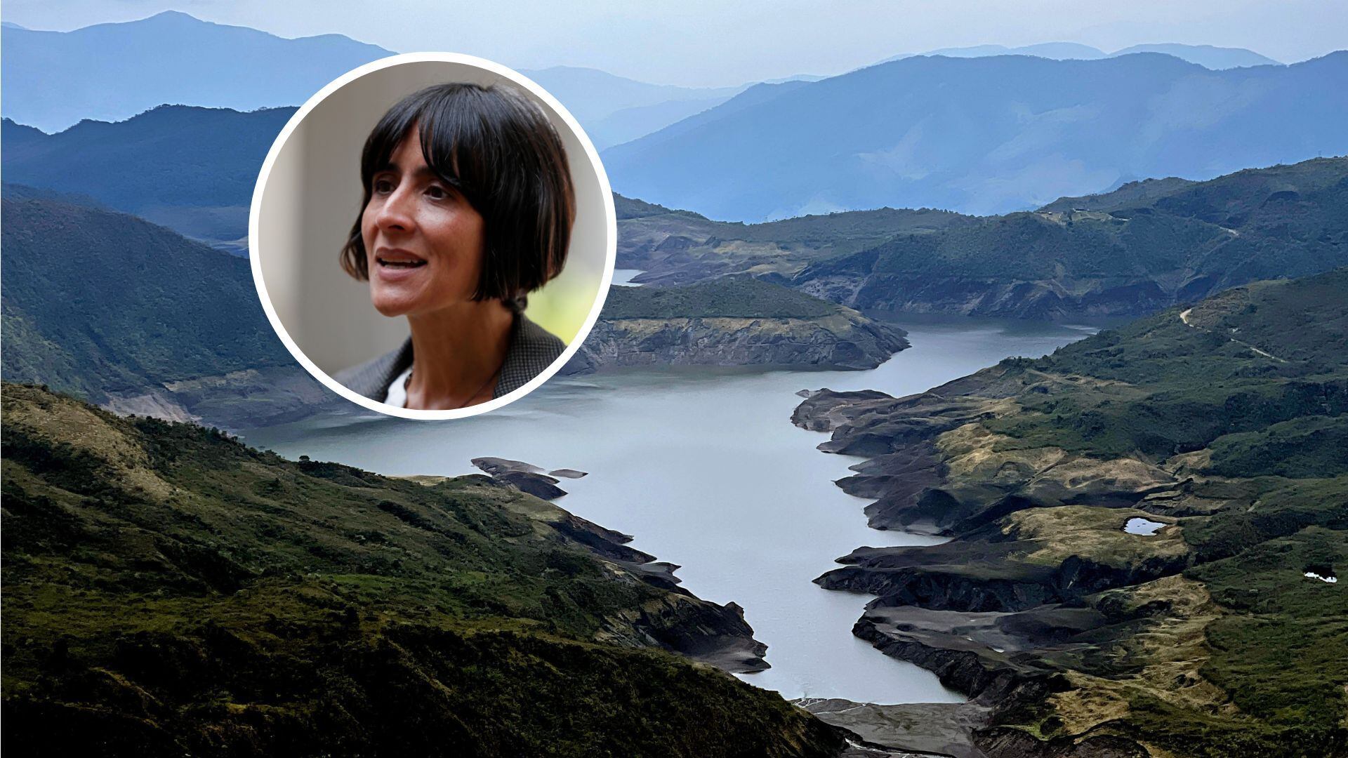 Susa Muhamad analiza la situación que enfrenta el país con la escasez de agua -  crédito EFE/Acueducto de Bogotá/Colprensa