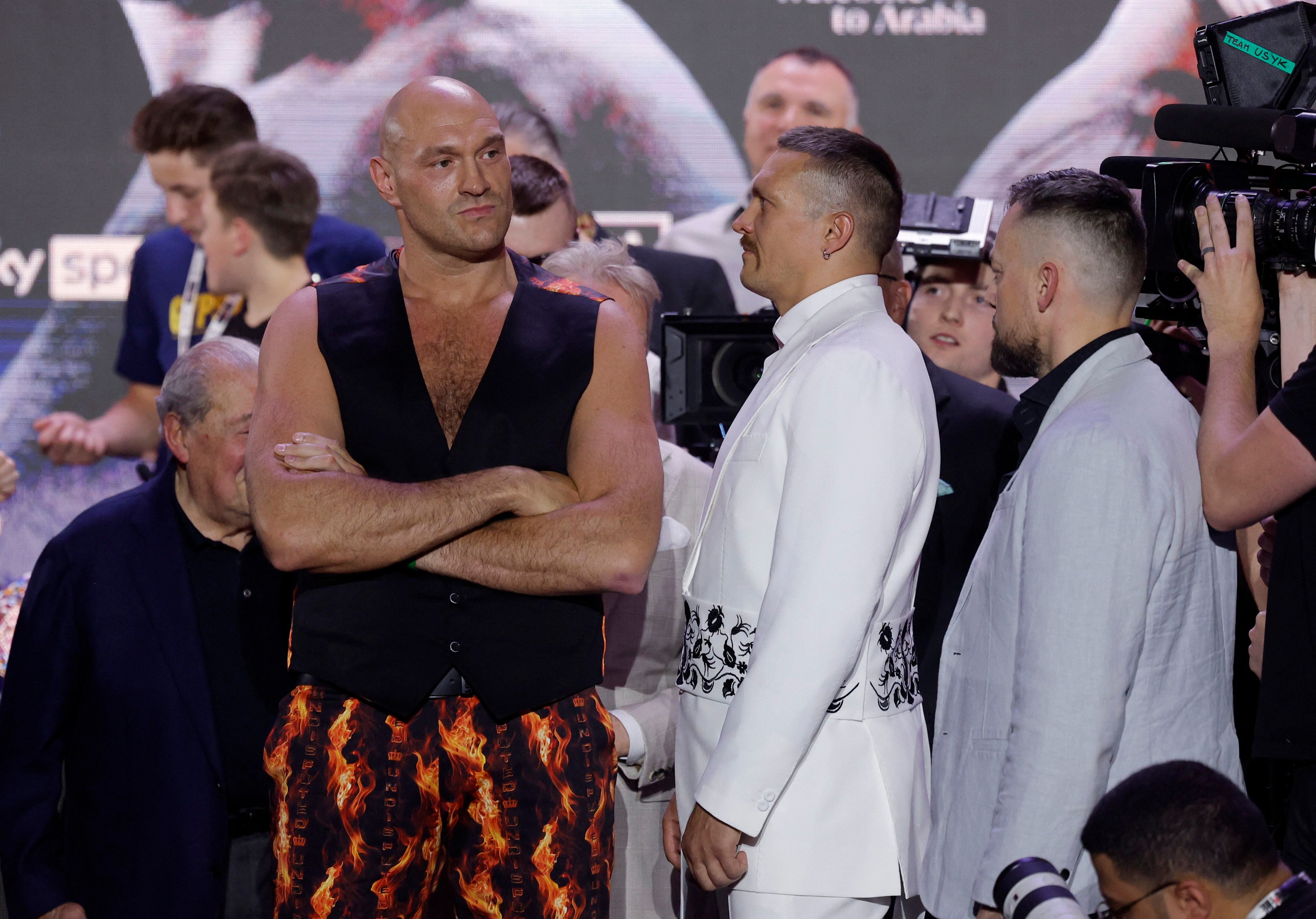 Fury o Usyk, uno de los dos será el campeón absoluto (Foto: Reuters/Andrew Couldridge)