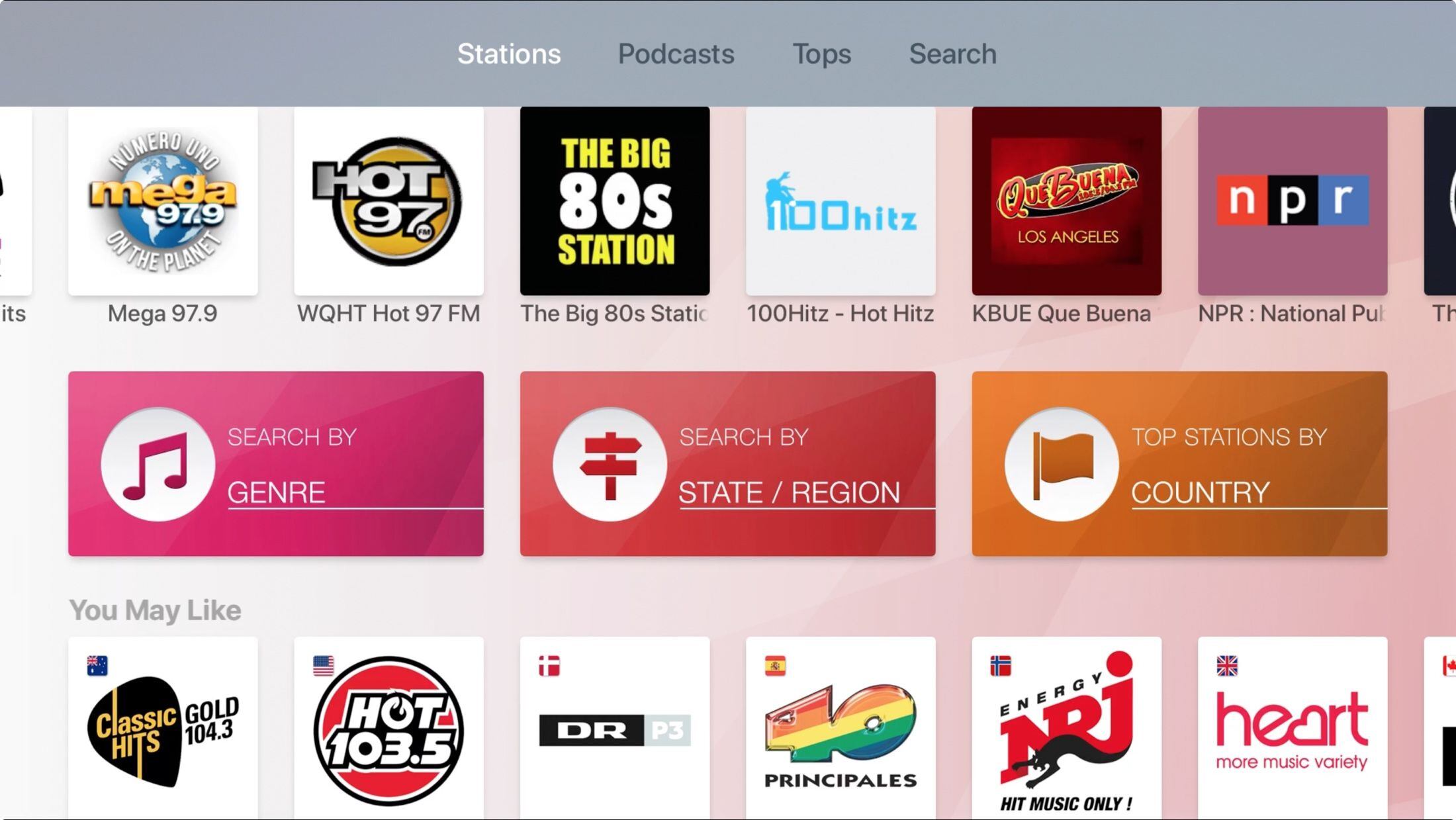Aplicaciones recomendadas para Apple TV. (foto: App Store)